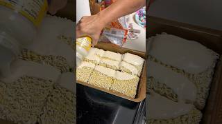 Momma turns Ramen into Chicken Alfredo 😳🥹 joshsmom cooking joshandmomma [upl. by Chaing]