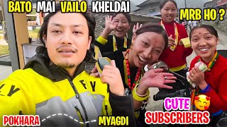 Tihar ma gaun jada Bhailo lea samatyo MRB Vlog [upl. by Lodhia]