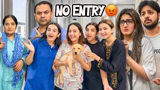 MAMA NY GHAR MAI ENTRY BND KER DE 😡  Behno Ka New Puppy Py Reaction 😍 [upl. by Inwat]