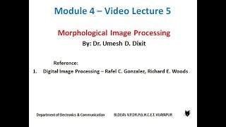 Morphological Image Processing [upl. by Yaron]