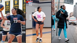 Team USA 3x3 Training Angel Reese Gym Flow Chennedy Carter Enjoying China Gabby Williams France [upl. by Ertsevlis26]