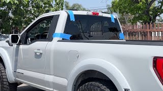 20212024 F150 Single Cab Rear Silding window Install Manual [upl. by Aisset]