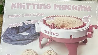 Sentro Knitting Machine unboxing live [upl. by Rigdon]