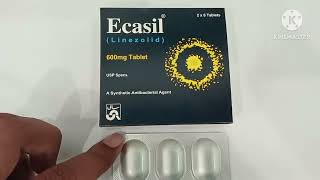 Ecasil 400mg Tablet Uses in Urdu Ecasil 600mg Tablet Uses Linezolid 400mg Ecasil Tablet 400mg [upl. by Zohara24]