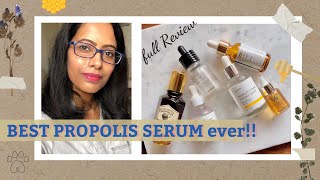 BEST PROPOLIS SERUM ever Which serum to BUY for your skin  Comparison and Review [upl. by Jestude]