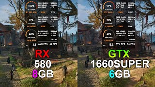 RX 580 8GB vs GTX 1660 SUPER  Test in 10 Games Tested in 2023 [upl. by Sarah]