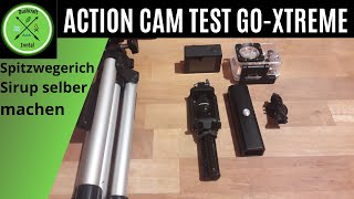 Action Cam GoXtreme Enduro Black Test amp Spitzwegerich Sirup selber machen [upl. by Euridice]