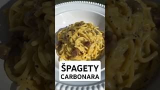 Extra krémové špagety carbonara Ty musíte vyzkoušet Recept na Rohlikcz 😉 carbonara pasta food [upl. by Jonie]