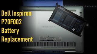 Dell Inspiron P70F002 How to replace the battery [upl. by Kcirrag142]