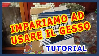 COME PREPARARE ED USARE IL GESSO SCAGLIOLA PER PRESEPE MODELLISMO E DIORAMA  Tutorial [upl. by Lesli]