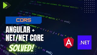 Cors Angular  NET 8 2024 [upl. by Samuel934]