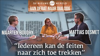 1495 Mattias Desmet en Maarten Boudry ronde 2 van debat naar dialoog [upl. by Heeley]