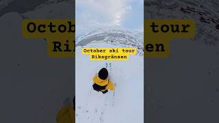 October mini ski tour in Riksgränsen [upl. by Mcgraw972]