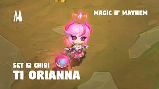 CHIBI T1 ORIANNA  FINISHER BOOM EMOTES  TFT SET 12 [upl. by Erual570]