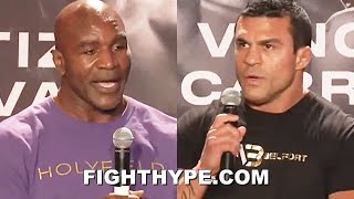 HIGHLIGHTS  EVANDER HOLYFIELD VS VITOR BELFORT FINAL PRESS CONFERENCE [upl. by Atiral739]