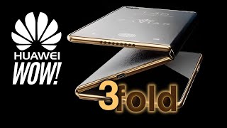 Huaweis Triple Foldable Phone  OFFICIAL FIRST LOOK [upl. by Anitnuahs]