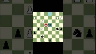 quotBlack Wins Despite a Broken Center Pawn Structure chess chesstactics [upl. by Ahsyekat]