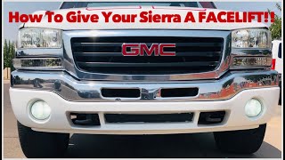 How To Do A 20032006 Front End Conversion On Your 19992002 GMC Sierra or Yukon feat La Piñata [upl. by Beitnes]