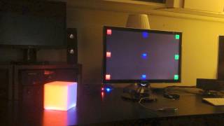 Leap Motion controlled Projection Mapping [upl. by Asssilem]