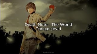 Death Note Opening 1 Türkçe çeviri  Konoshita de [upl. by Nonarb]