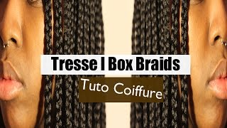 TUTO COIFFURE l Tresses  Box braids [upl. by Giardap]