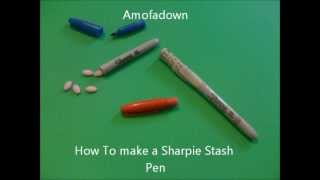 How To Make a Sharpie Stash Pen [upl. by O'Brien328]