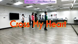 Cross My Heart  Line Dance [upl. by Ardnek]