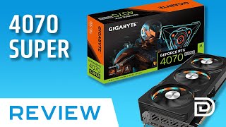 GIGABYTE GeForce RTX 4070 Super Gaming OC 12G Graphics Card Review [upl. by Yelyk]