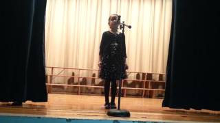 Liamani Sings O Holy Night Christmas Concert [upl. by Hime]