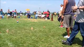 US National Kubb Championship Final Match  Kubbsicles vs Team Knockerheads [upl. by Kcirdnekal353]