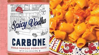 CARBONE Spicy Vodka Pasta Sauce Review [upl. by Annay]