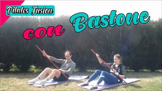 Pilates fusion  con bastone [upl. by Melodie]