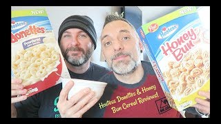 HOSTESS DONETTES amp HONEY BUN CEREAL REVIEWS [upl. by Nirel]