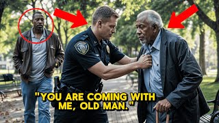 Officer Harasses Black Elderly Man for Sitting in a Park Unaware Whos Watching from Behind Him… [upl. by Puglia]