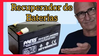 Recuperador de Baterias MuertasRecovery of Dead Batteries [upl. by Ardnaxila]