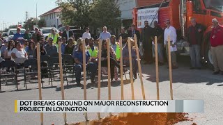 NMDOT breaks ground on reconstruction project in Lovington [upl. by Leahcir]