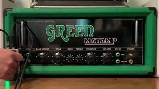 Blackhawk Amplifiers Gandalf Octave Fuzz Green Matamp GT120MV [upl. by Meriel]