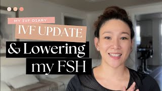 How I lowered my FSH  Im back in Korea to continue my IVF journey  Egg retrieval 9  IVFstory [upl. by Lanevuj]