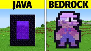 120 Diferenças JAVA vs BEDROCK [upl. by Ahsinek695]