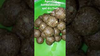 Agase beeja kumbalakay beeja and Dry fruits Laddu [upl. by Kciredohr]