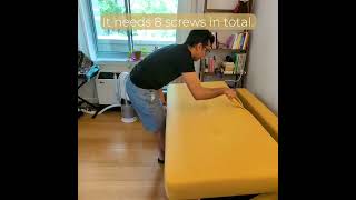 Spaze Furniture Review amp Unboxing Video Bamton Sofa Bed  Tuscany Yellow 11 [upl. by Shiri282]