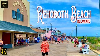 Rehoboth Beach Boardwalk 2023 4K [upl. by Shalne]