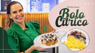 BOLO CÍTRICO DE BLUEBERRY 🍋🫐  Chef Ísis Alvarez [upl. by Karola]