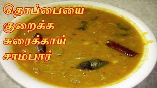 Sorakkai Sambar in Tamil  Bottle Gourd Sambar  Suraikkai Sambar for IdlyDosa amp Rice [upl. by Leihcar432]