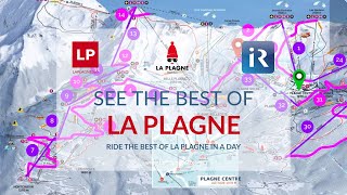 A seven minute tour showing how to see the best of La Plagne in a day [upl. by Ttegdirb3]