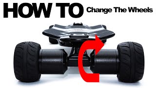 ONSRA Direct Drive Motor How to change the wheels [upl. by Eisenstark]