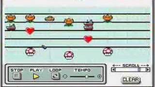 Final Fantasy V Battle Theme on Mario Paint [upl. by Karr]