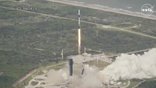 NASA Launches SpaceX Mission to Rescue ISS Astronauts [upl. by Torbart]