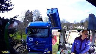 LKW Raus ziehen  Schleppe einstellen Dashcam Test [upl. by Sivolc]