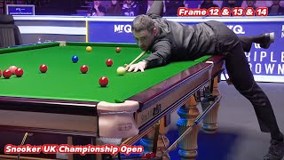 Snooker UK Championship Open Ronnie O’Sullivan VS Ali Carter  Frame 12 amp 13 amp 14 [upl. by Ahsyia]